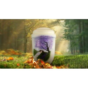 Biodegradable Cremation Ashes Funeral Urn / Casket - MEADOW STREAM